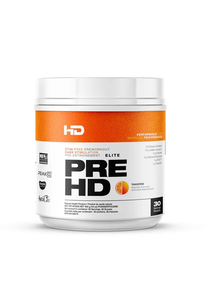 HD Muscle Elite Pre-Workout Tangerine 441g 30Sevings