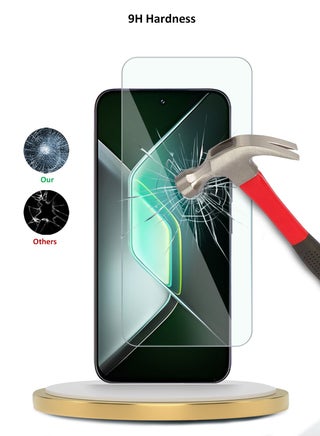 واقٍ للشاشة من زجاج مقوى Infinix GT 30 Pro 5G 2025 سلسلة WTech المميزة بحواف منحنية 9H 2.5D (MSG9CN) - شفاف - view 3