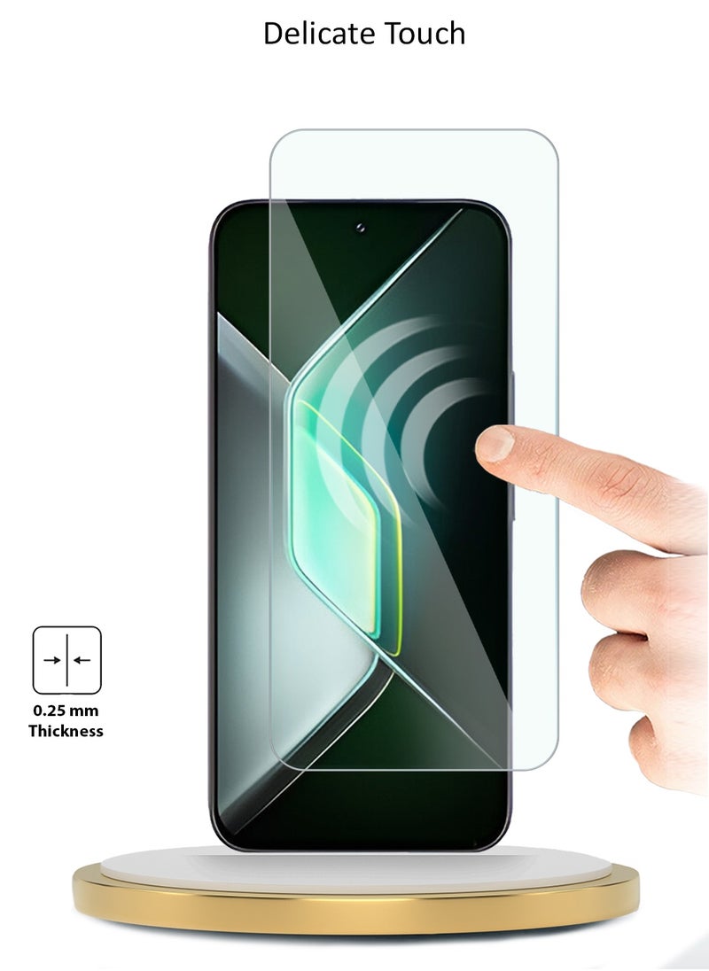 Wtech Infinix GT 30 Pro 5G 2025 WTech Premium Series Curved Edges 9H 2.5D Tempered Glass Screen Protector (MSG9CN) - Clear  - Image 4