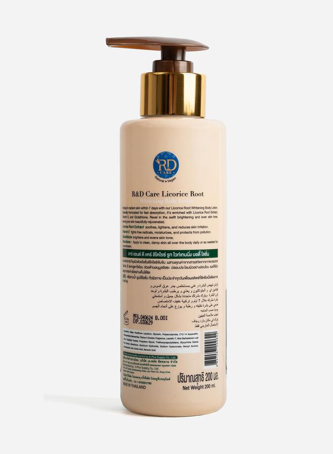 R&D Licorice Root Whitening Body Lotion, 200ml - Image 2