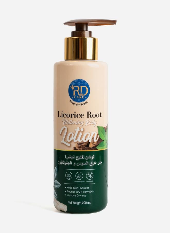 R&D Licorice Root Whitening Body Lotion, 200ml - Image 1