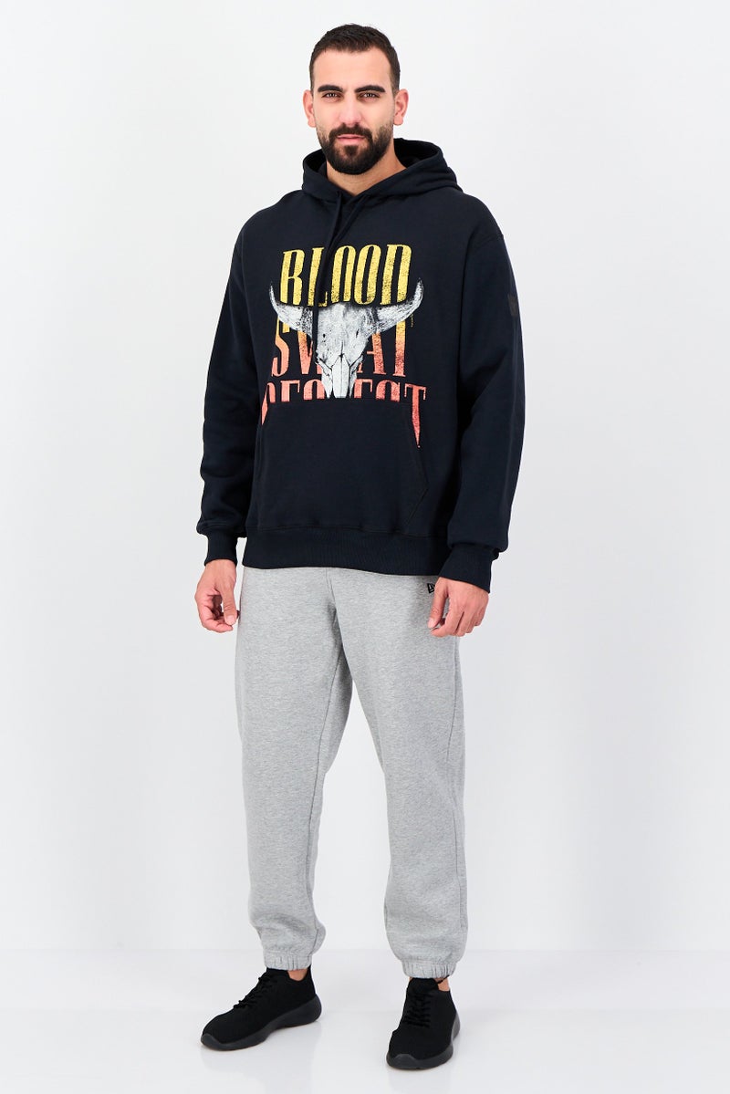 Under Armour x Project Rock Men Loose Fit Long Sleeve Outdoor Hoodie, Black - Image 3