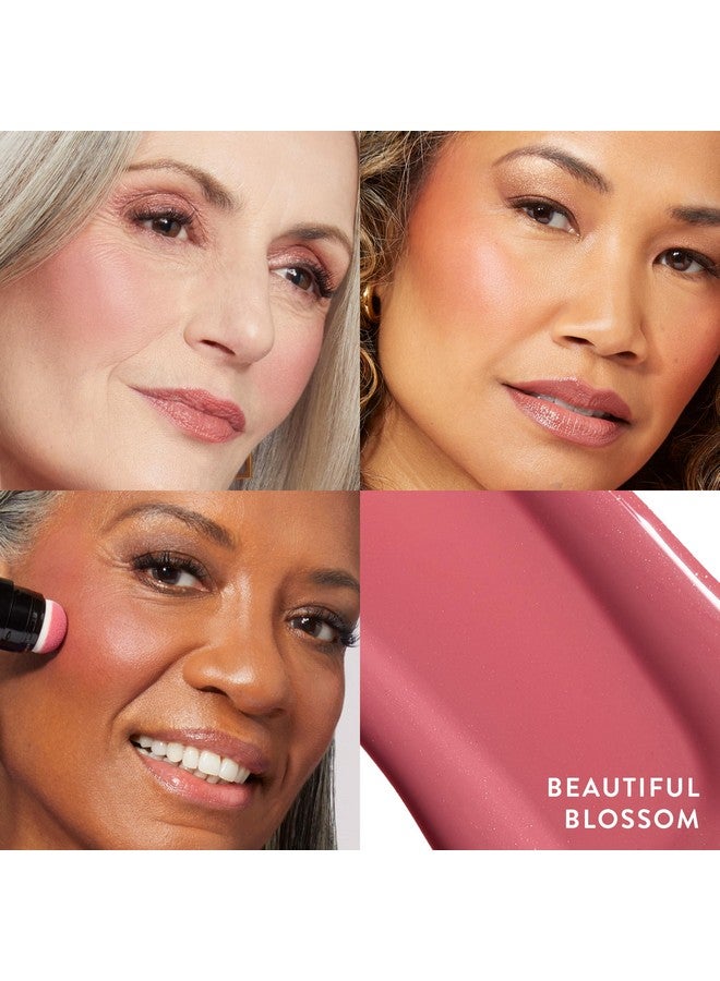 لوار جيلر نيويورك أحمر خدود سيروم من لورا جيلر نيويورك، أحمر خدود سائل خفيف الوزن للخدود، لمسة نهائية شفافة خفيفة الوزن، لون زهري جميل - Image 1