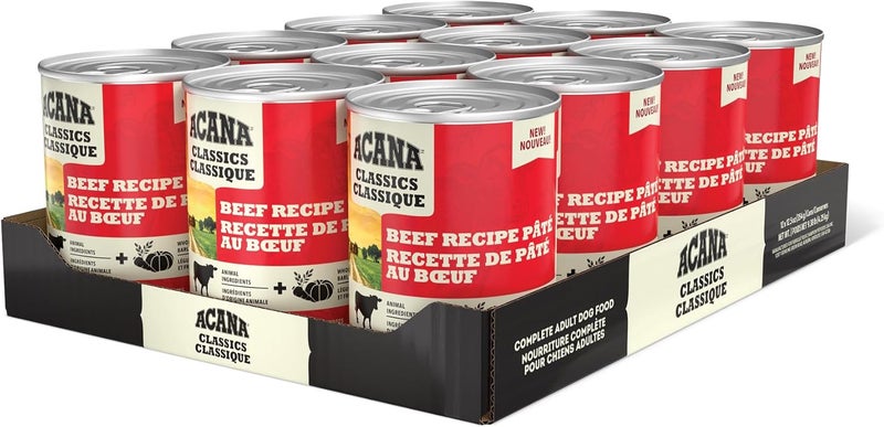 ACANA Classics Beef Recipe Pt Wet Dog Food Case of 12 - Image 1