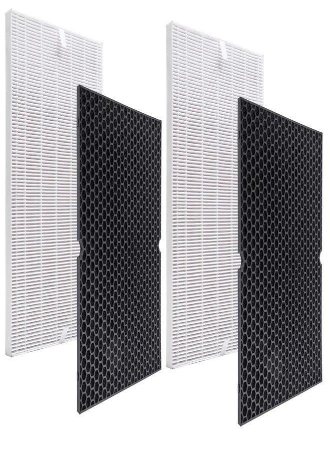 Flintar 116130 Replacement Filter H, Compatible with Winix 5500-2 Air Purifier, H13 Grade Filtration and Washable Advanced Carbon Filter, Part # 116130, 2-Pack - Image 1
