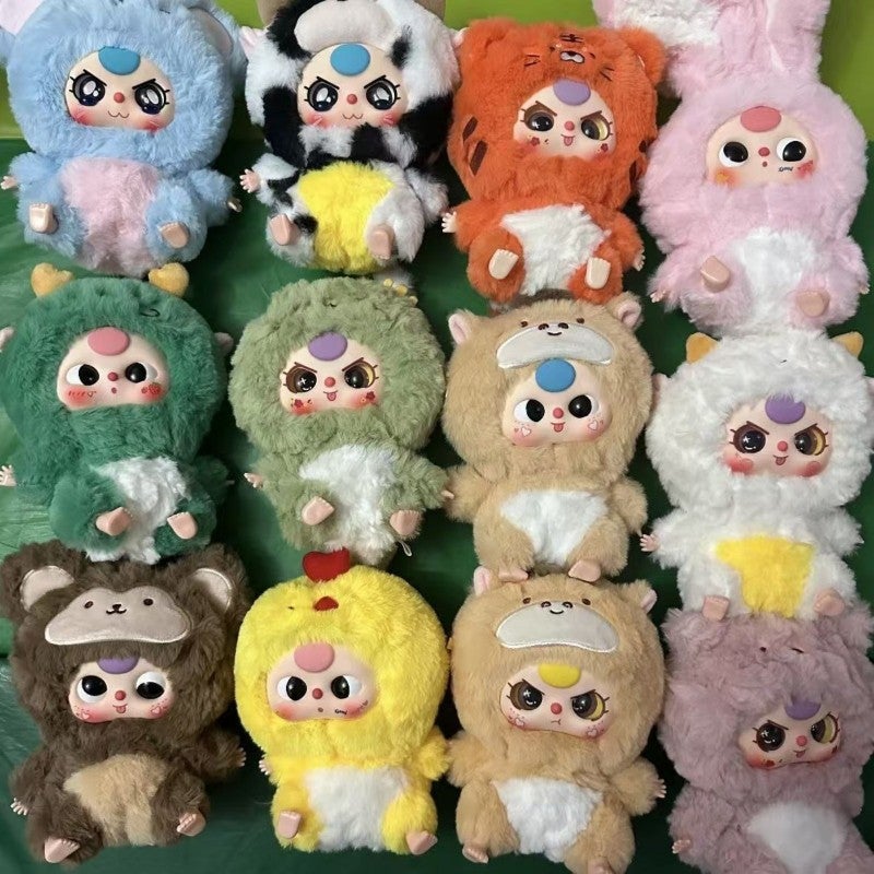 Baby Three Zodiac 25x14x25cm Plush Mystery Box - High-Quality Vinyl Figurines For Collectors - Image 4
