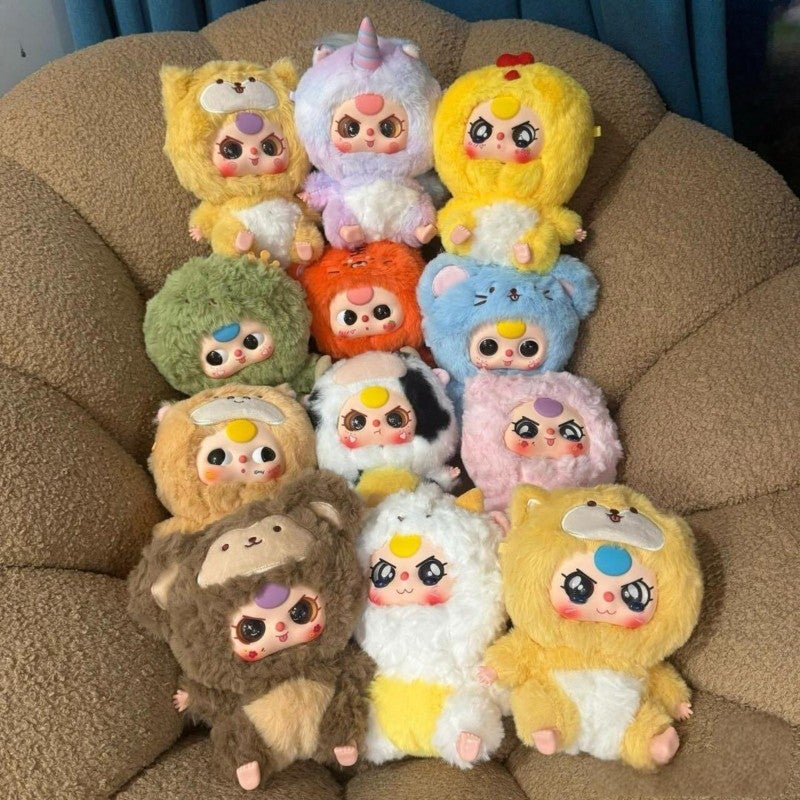 Baby Three Zodiac 25x14x25cm Plush Mystery Box - High-Quality Vinyl Figurines For Collectors - Image 3