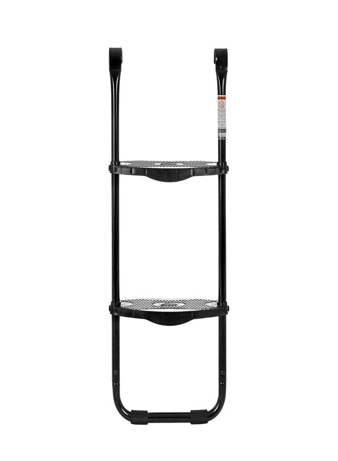 SkyBound Universal 2 Step Trampoline Ladder - Easy Install Ultra-Durable Steel Trampoline Step Ladder for 32" to 40" Tall Trampoline Frames - 220 Lbs Capacity Stairs for Kids and Adults - Image 1