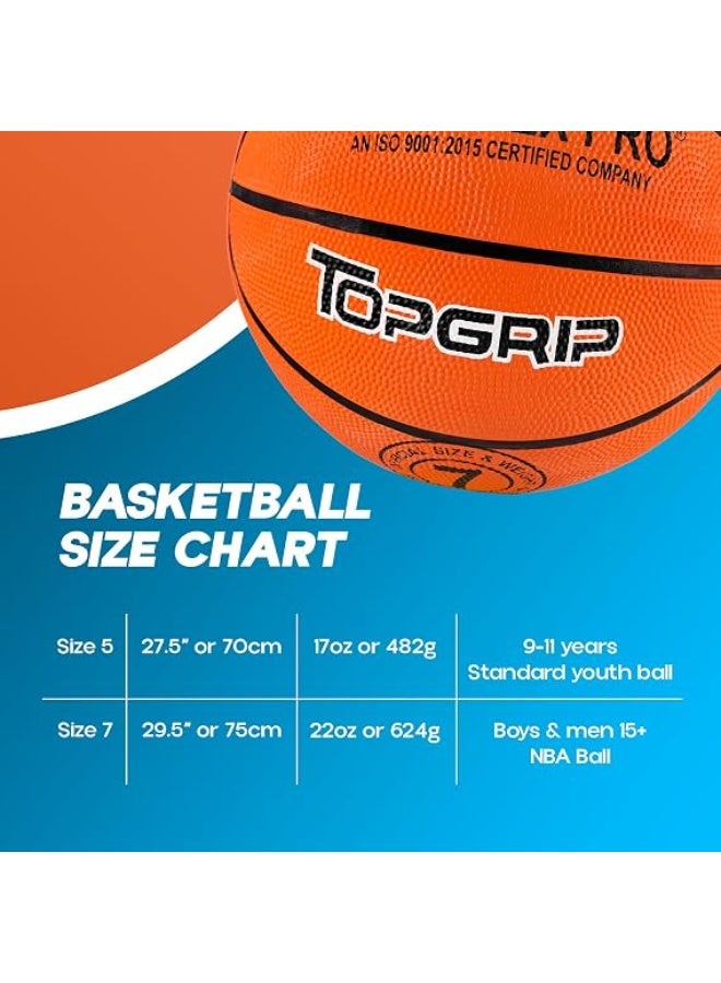 KONEX Professional Basketball for Indoor & Outdoor (Brown) - Image 5