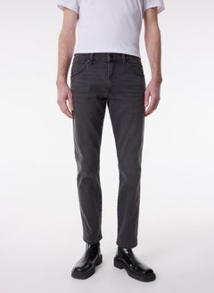 Wrangler Slim Fit Slim Fit Low Waist Dark Gray Flexible Larston Jean Denim Jeans  - Image 3