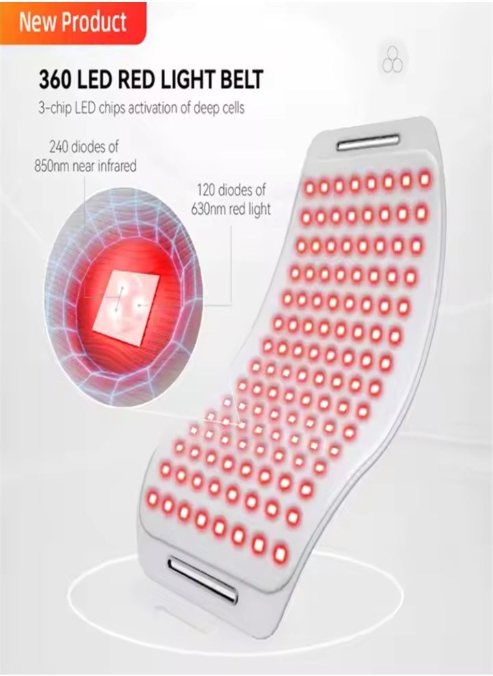 Generic - Red Light Therapy Belt Wearable Red Light Therapy Body Wrap Back Waist Joint Pain Relief LED Red Light Wrap Device - Image 1