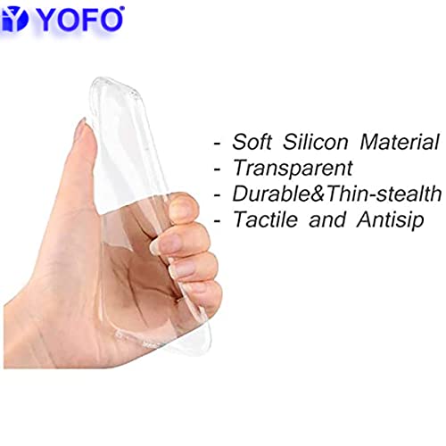 YOFO Back Cover for Mi Redmi A3 (4G) / A3x / Poco C61 (Flexible|Silicone|Transparent|Full Camera Protection|Dust Plug) - Image 3
