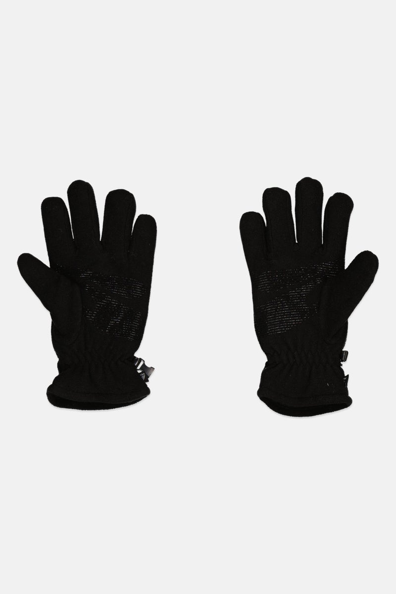 RBX Men 1 Pair Textured Sports Gloves, Black - Image 2