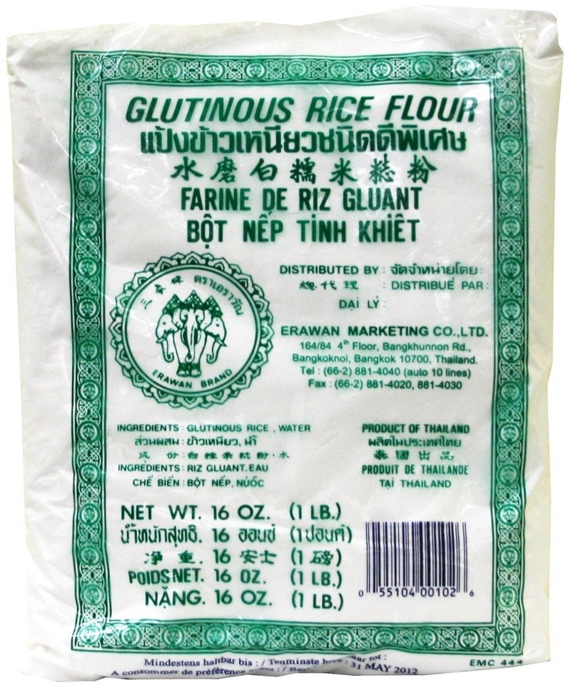 ERAWAN Glutinous Rice Flour Erawan THP, 16 Oz (Pack of 2)
