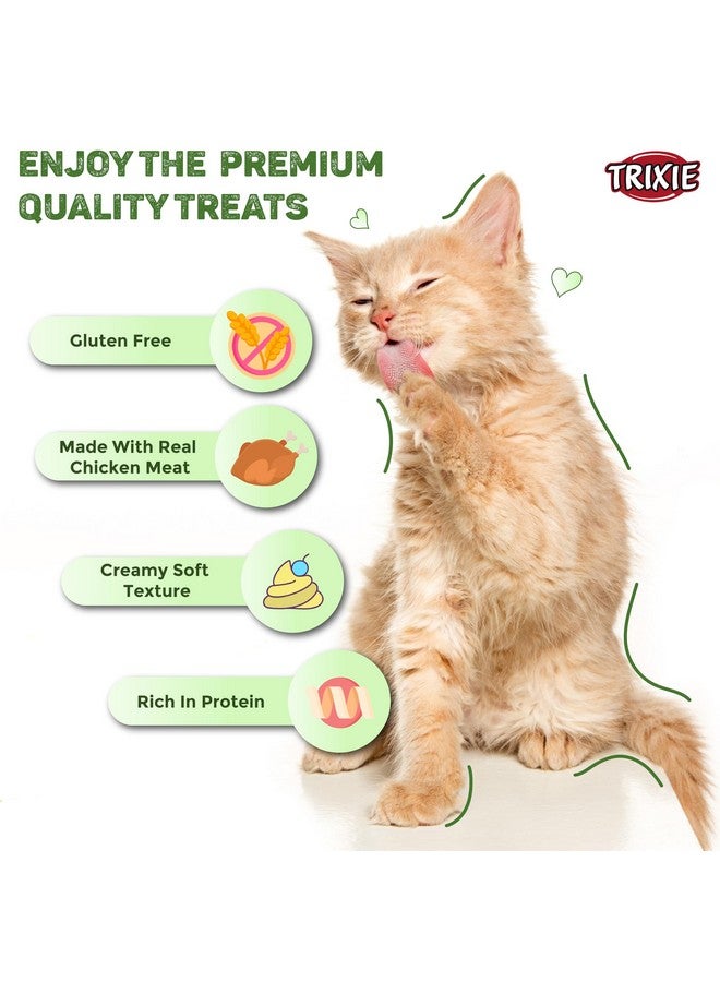 Trixie Cat Treat Combo Of Premio Duck Filet Bites And Creamy Tuna & Shrimp Snack, Nutrient Rich Treats For Cats, Suitable For All Breeds - (Pack Of 2) - Image 3