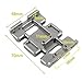 Pothyes CNC Aluminum Center Frame Brace Transmission Skid Plate Gearbox Mount for AXIAL SCX10 110 RC Rock Crawler Upgrade Parts Titanium 2 - Image 4