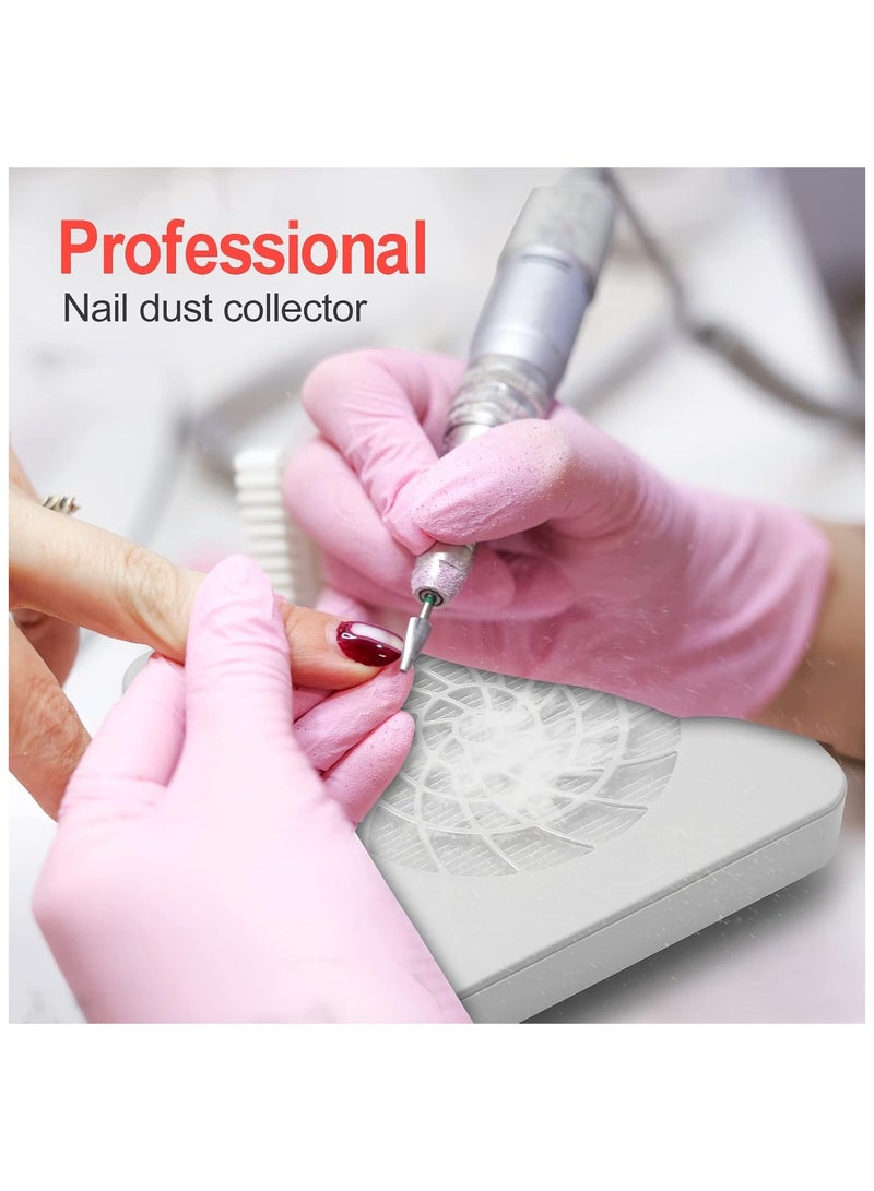 general Nail Dust Collector with Reusable Filter Nail Extractor Vacuum Acrylic Nail Dust Cleaner with Powerful Nail Vacuum Fan Perfect for Home and Salon Low Noise - Image 2