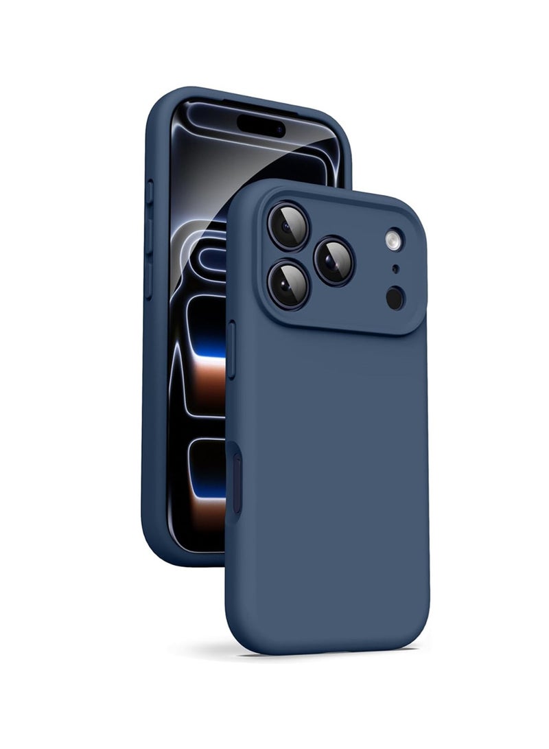 WRISTWISE Case Cover for iPhone 17 Pro - [Camera All-Round Protection] [Soft Microfiber Lining Anti-Scratch] Shockproof Phone Case Cover, Blue - Image 1