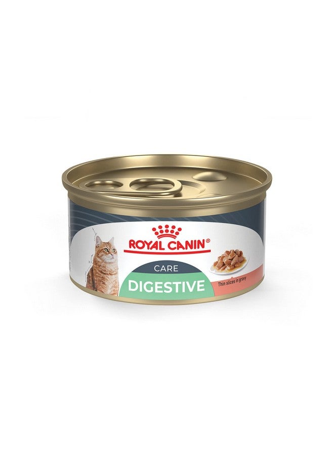 رويال كانين طعام القطط الرطب شرائح رقيقة في المرق من Feline Digestive Care، علبة 3 أونصة (24 قطعة) - Image 1