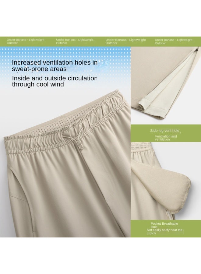 Two In-one Pants】super Breathable Loose Sun Protection Pants For Women, New Spring/summer Outdoor Commute Style, Machine Washable And Wrinkle-resistant - Image 4