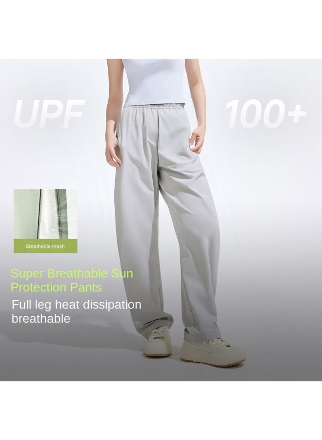 Two In-one Pants】super Breathable Loose Sun Protection Pants For Women, New Spring/summer Outdoor Commute Style, Machine Washable And Wrinkle-resistant - Image 2