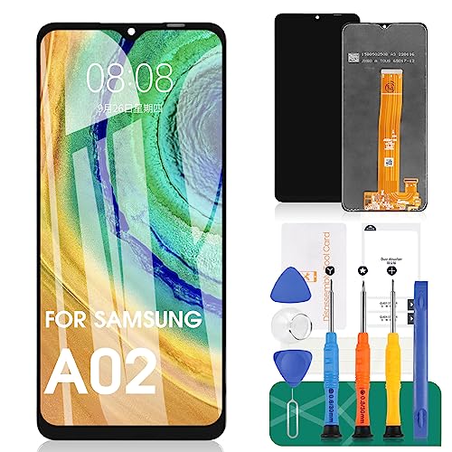 SRJTEK for Samsung A02 Screen Replacement for Samsung A02 LCD for Samsung Galaxy A02 Display for Samsung Galaxy A02 Digitizer for Samsung A022M LCD Touch Screen Aseembly Repair Parts - Image 1