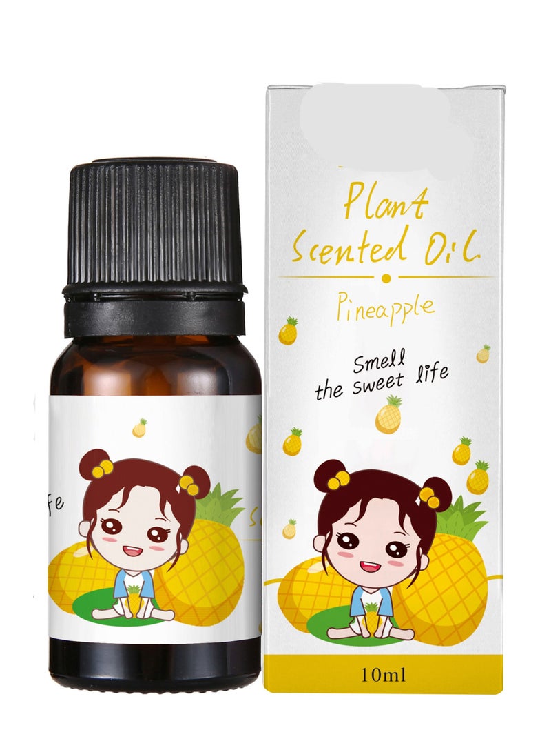 1-Piece 10ML Essential Oil For Air Humidifier,Flavors Aroma Diffuser Natural Plant Oil,Plant Fragrance Use For Air Fresh or Relieve Stress,Fragrance Pineapple - Image 1