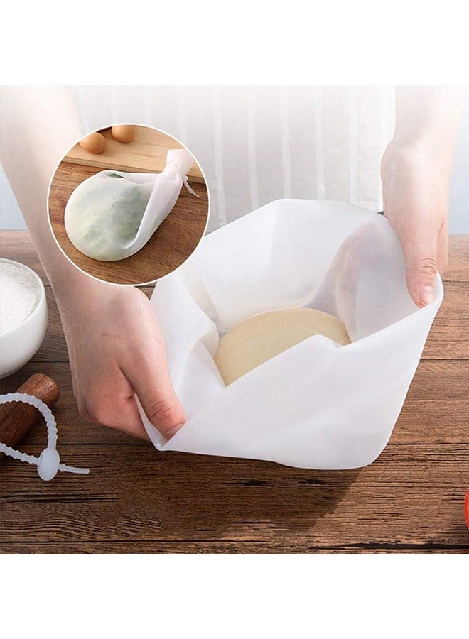 Arabest Large Silicone Kneading Bag, Reusable Food-Grade Silicone Bag, Multifunctional Dough Mixer for Bread, Pastryand Pizza, Flour Mixing Bag Preservation Bag, Of Multifunctional Cooking Tool Bag  - Image 5