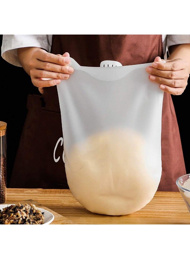 Arabest Large Silicone Kneading Bag, Reusable Food-Grade Silicone Bag, Multifunctional Dough Mixer for Bread, Pastryand Pizza, Flour Mixing Bag Preservation Bag, Of Multifunctional Cooking Tool Bag  - Image 3