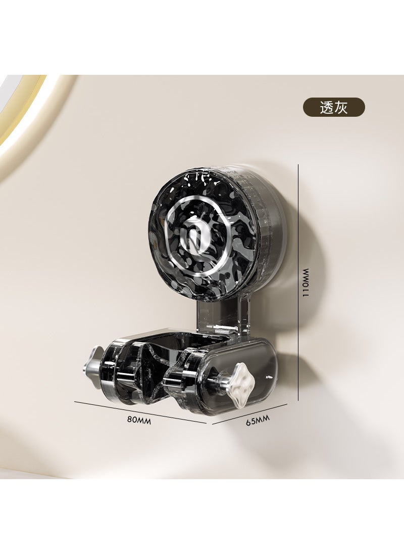 Generic Adjustable Suction Cup Shower Head Holder Home Use Vacuum Powerful Absorption No Drilling Required Moveable Shower Fixed Device 2 Pack [Silver]] 