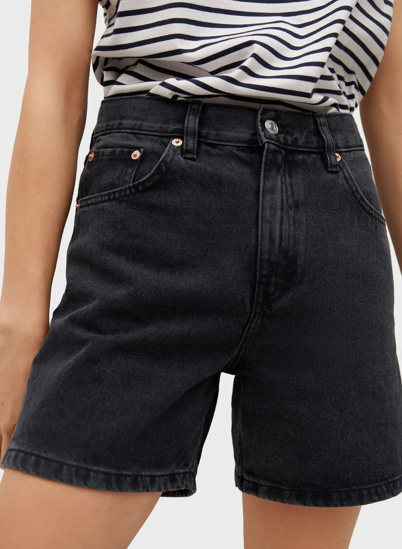 MANGO Denim Shorts