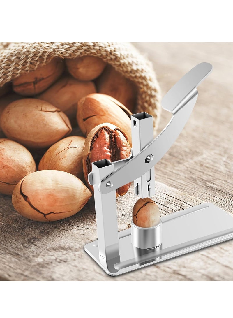 Excefore Chestnut Clip Nut Cracker, Heavy Duty Chestnut Opener with Non-Slip Handle, Stainless Steel Chestnut Peeler Kitchen Tools for Nut Walnut Chestnut - Image 2