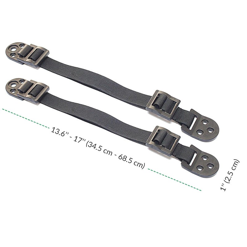 Boxiki kids Furniture Straps  Anti Tip Strap for Baby Proofing  Child Safety  8 Pack of Adjustable Wall Straps and TV Straps  Fixings to Anchor Shelves  CabinetsBlack - Image 3