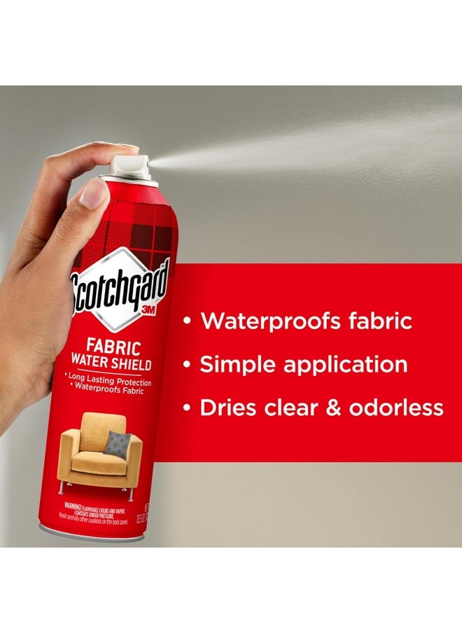 Scotchgard - Scotchgard Fabric Water Shield, 40 Ounces (Four, 10 Ounce Cans), Repels Water, Ideal for Couches, Pillows, Furniture, Shoes and More, Long Lasting Protection - Image 1