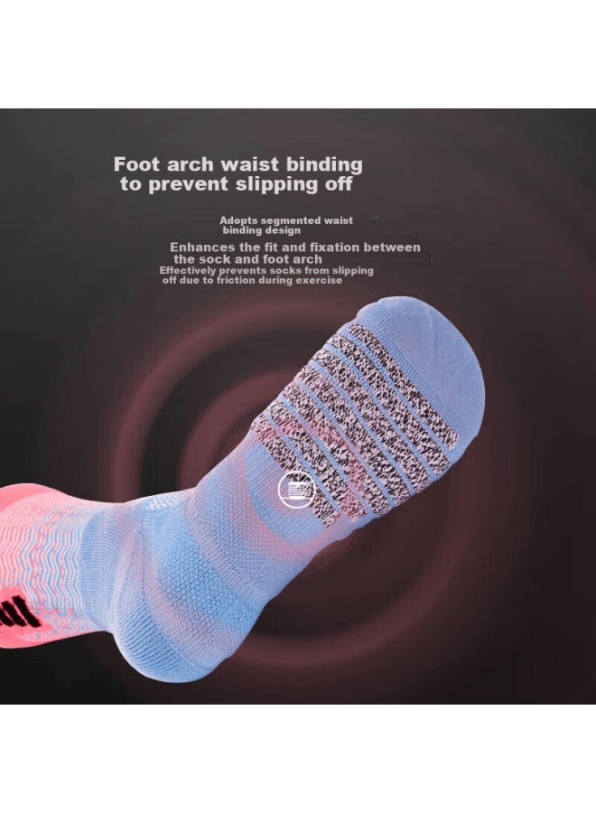 Tfo Compeion-level Outdoor Socks Breathable Durable Hiking Mountaineering Running Socks B216 Women's Rose Red - Image 3
