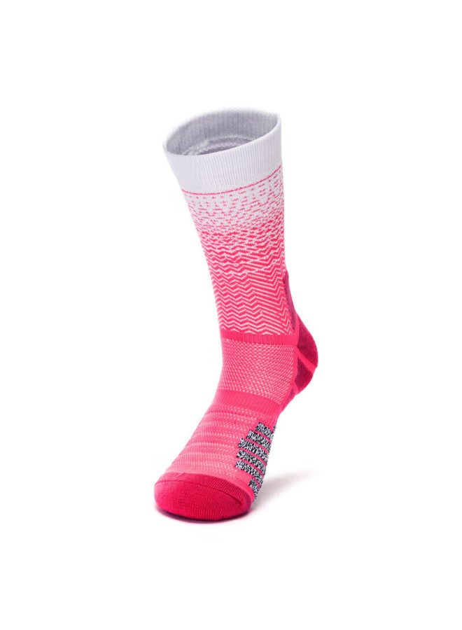 Tfo Compeion-level Outdoor Socks Breathable Durable Hiking Mountaineering Running Socks B216 Women's Rose Red - Image 1