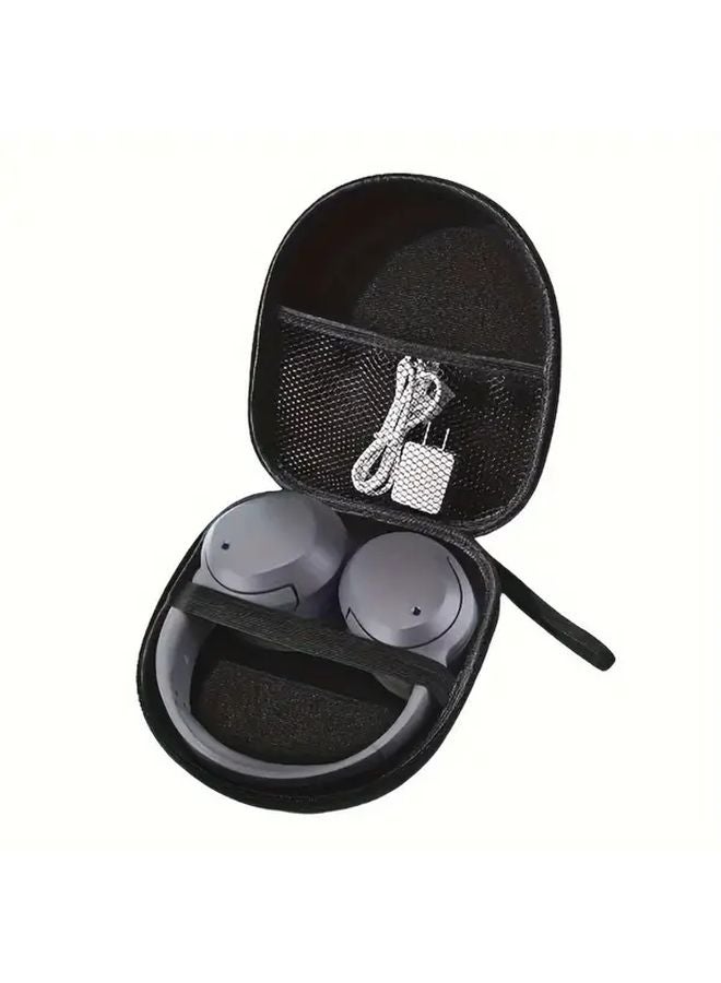 Black EVA Hard Shell Headphone Case Shockproof Travel Organizer Storage Pouch - Image 5
