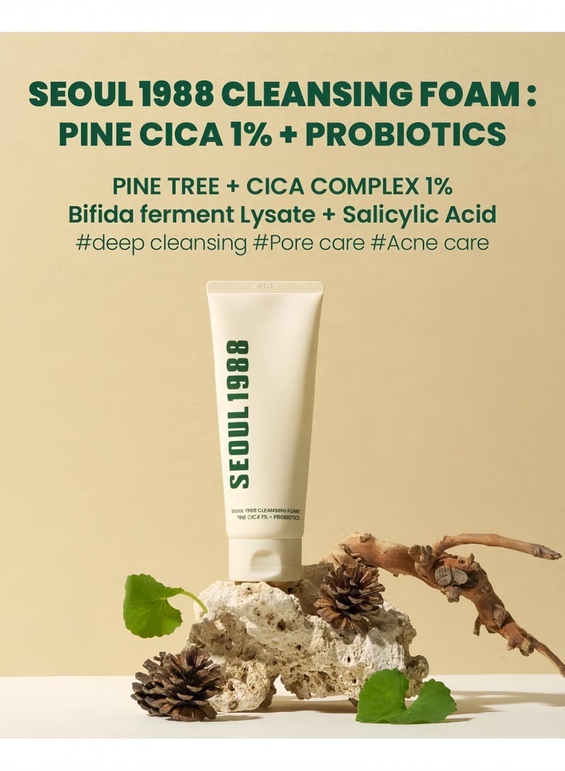 SEOUL 1988 Multi-Revitalizing Skincare Set - Cleanser + Serum + Cream + Eye Cream, Anti-Wrinkle, Brightening and Anti-Aging Skincare Set - Image 2