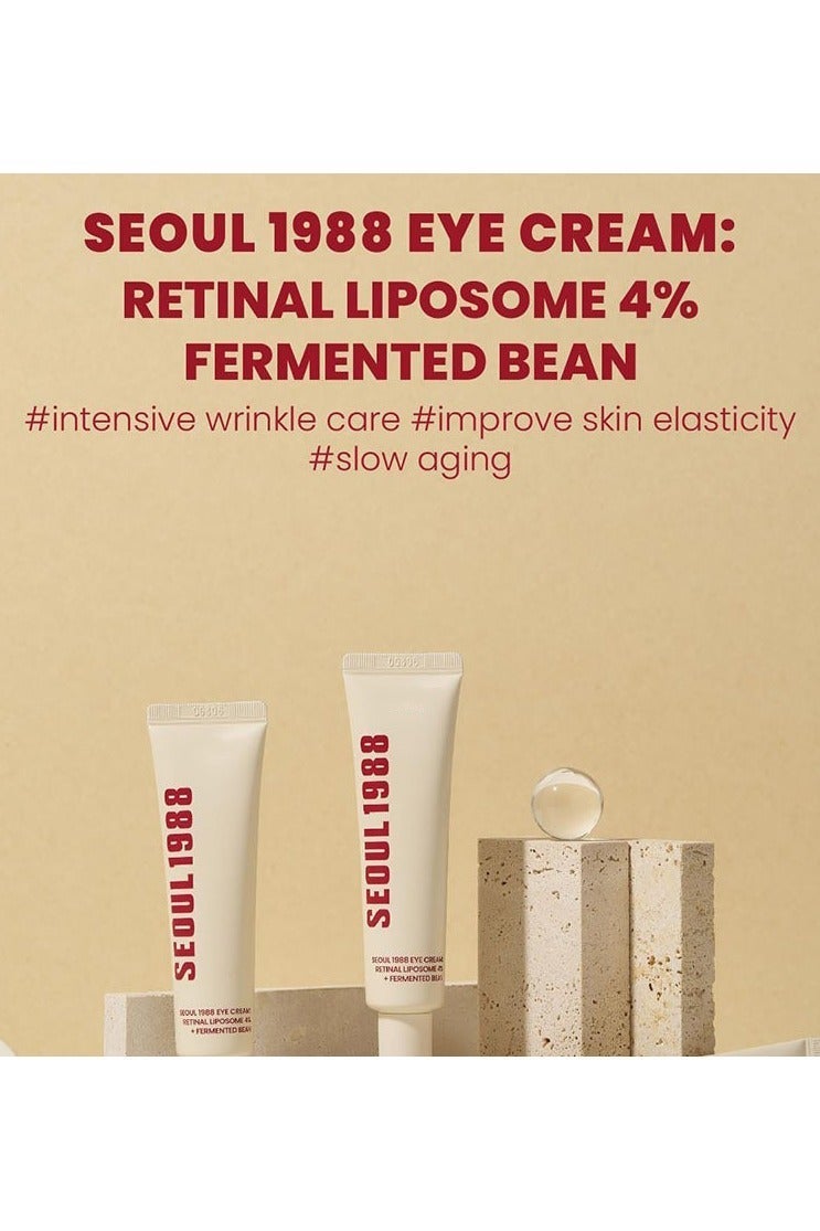 SEOUL 1988 Multi-Revitalizing Skincare Set - Cleanser + Serum + Cream + Eye Cream, Anti-Wrinkle, Brightening and Anti-Aging Skincare Set - Image 5