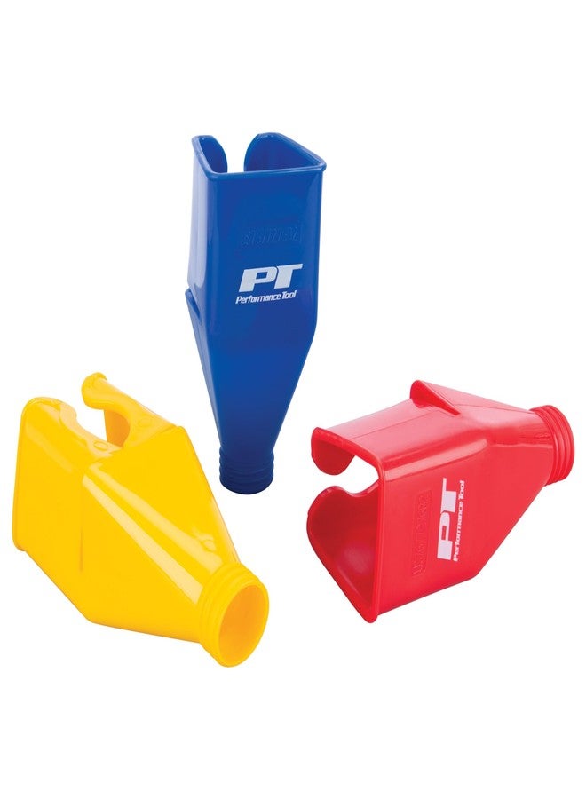 بيرفورمانس تول قمع متعدد الاستخدامات من بيرفورمانس تول W9167 مزود بمشابك لسهولة الصب بيد واحدة - آمن لمختلف السوائل ومصنوع من مادة البولي بروبيلين المتينة - Image 1