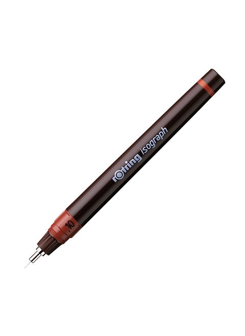 Rotring 0.1Mm Isograph Technical Drawing Pen For Sketching Mandala Art Doodling Tracing Architecture | Ink Not Included - Multicolor