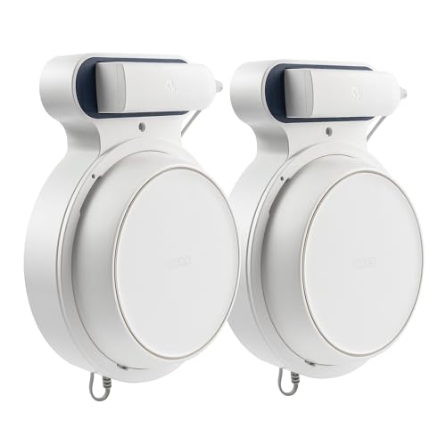 PETIMETI Wall Mount Holder for Deco BE23/BE25/BE3600/BE5000 WiFi 7 Mesh System, Space Saving Wall Mount Bracket with Cord Management, Easy to Install and Moved (2 Pack) - Image 1