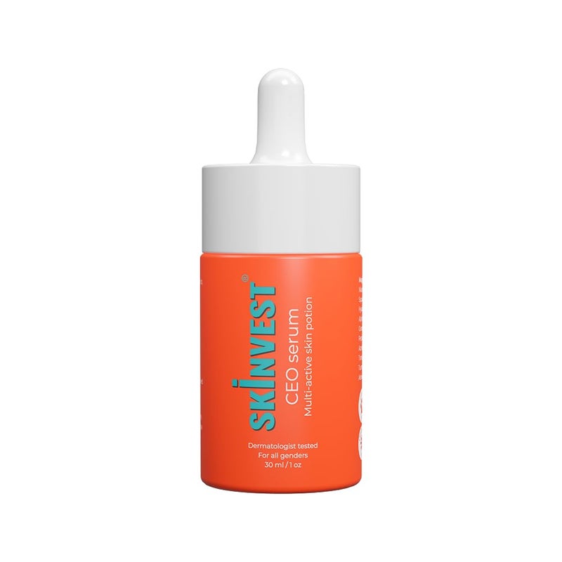 Skinvest CEO MultiActive Serum  For all Skin type  Acne control skin brightening texture smoothing hydration and barrier repair 30ml - Image 1