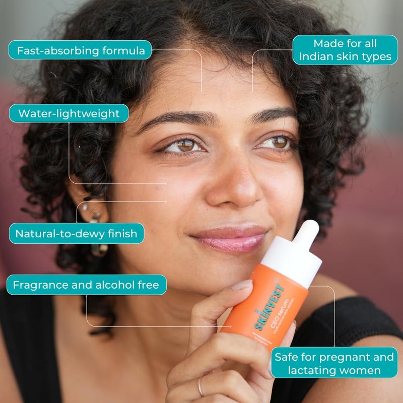Skinvest CEO MultiActive Serum  For all Skin type  Acne control skin brightening texture smoothing hydration and barrier repair 30ml - Image 5