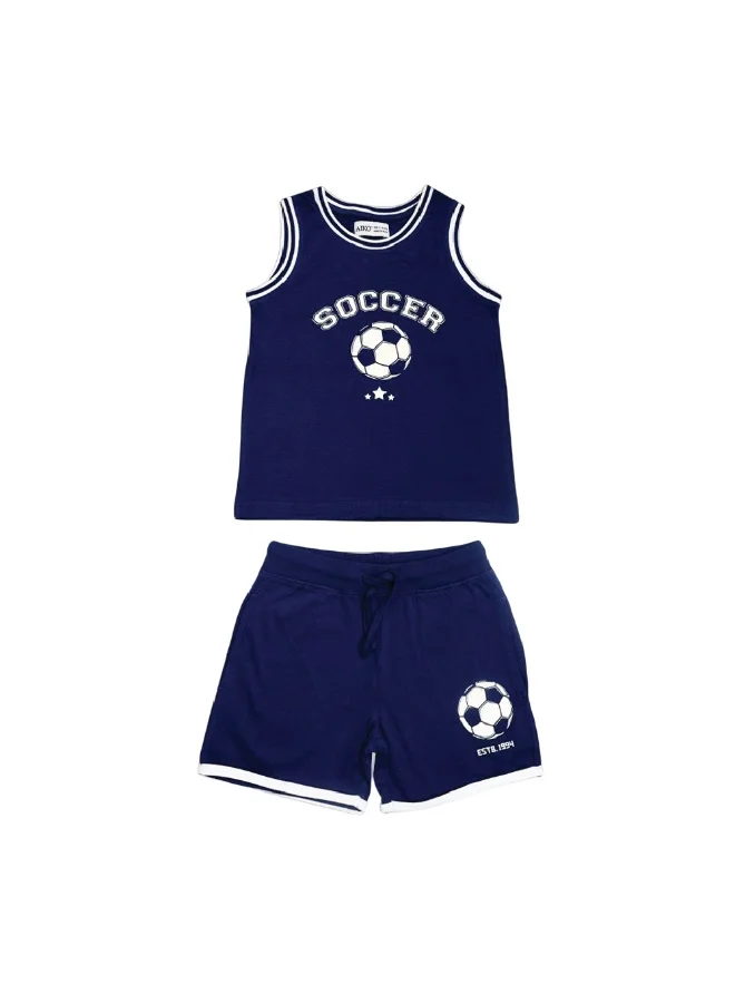 ايكو AIKO-Kids Sports Two Piece Set-BLUE