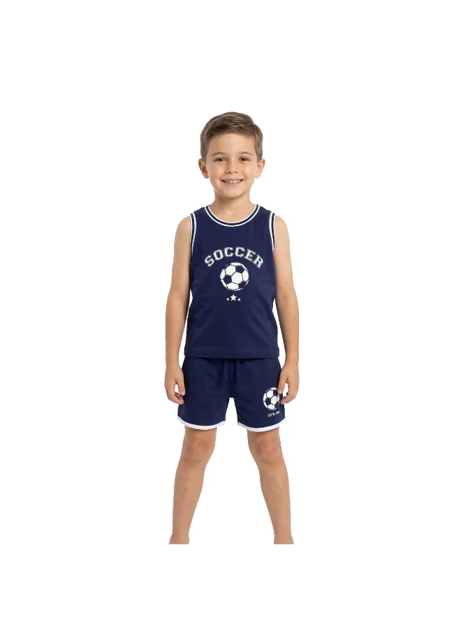 ايكو AIKO-Kids Sports Two Piece Set-BLUE