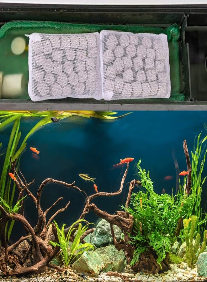 Scroll Store Filter Media Net Bag 10pcs | Nylon Mesh Bag with Zipper for All Aquarium Filter Media bio-Balls, Activated Carbon, Ceramic Rings, or Other Filtration Media securely | 10pc - Image 4