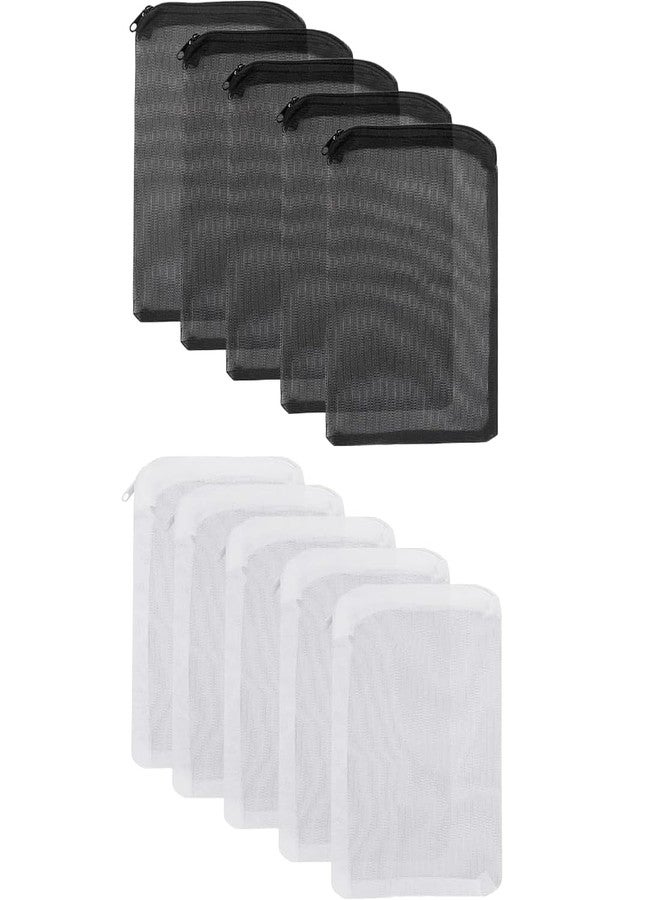 Scroll Store Filter Media Net Bag 10pcs | Nylon Mesh Bag with Zipper for All Aquarium Filter Media bio-Balls, Activated Carbon, Ceramic Rings, or Other Filtration Media securely | 10pc - Image 1