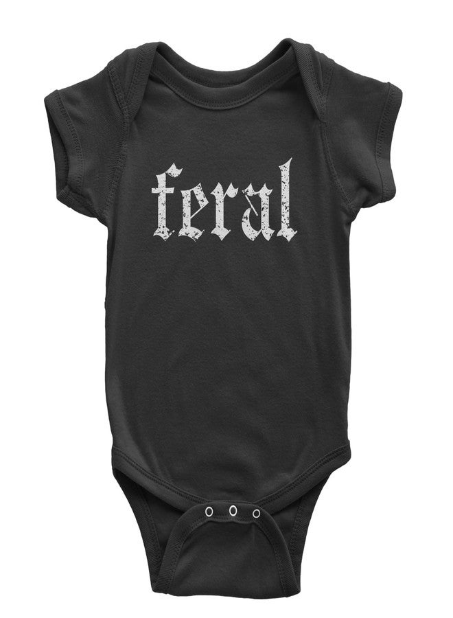 The Pxv One-Piece Feral Festival Rave EDM 18 Months Black Romper - Image 1