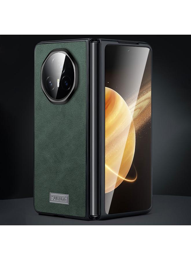 The Bros Case For Honor Magic V3 Shockproof TPU + Handmade Leather Phone Case